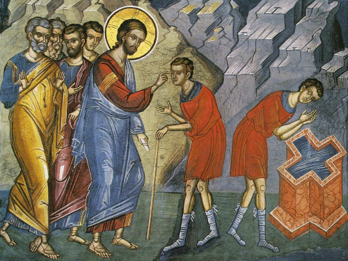 Jesus Heals the Blind Man