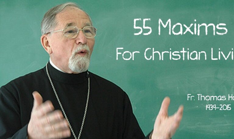 55 Maxims for Christian Living