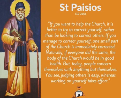 St. Paissios on how to help the Church