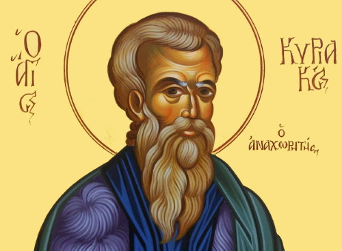 Venerable Kyriakos the hermit of Palestine