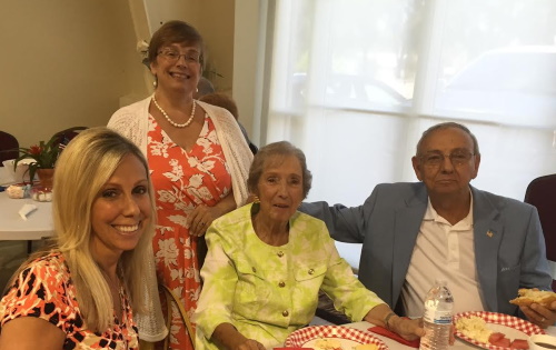 George and Bea Chionis with their daughters