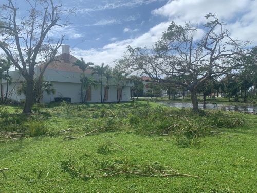 Cleaning the Grounds