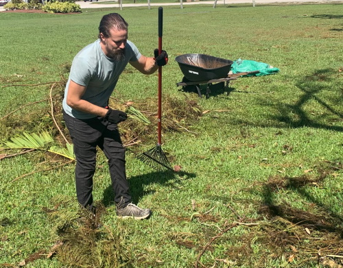 Cleaning the Grounds