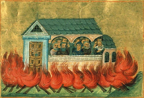 The 20,000 Martyrs of Nicomedia Burned Alive