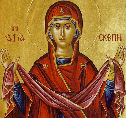 The Placing of the Sash of the Mother of God